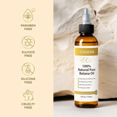 Miniatura 6 de Aceite de batana crudo para el crecimiento del cabello, aceite natural para el crecimiento del cabello y solución para el cuidado del cabello