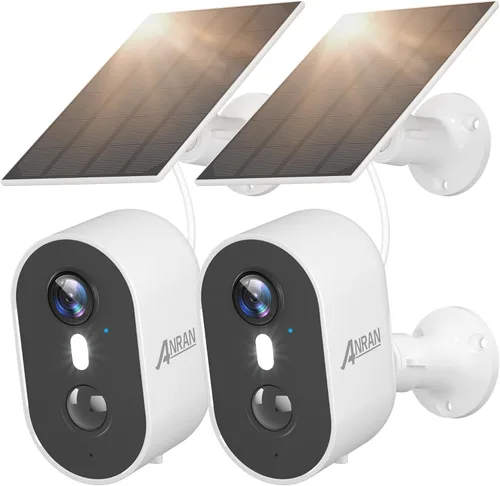 Miniatura 9 de Cámaras de seguridad ANRAN inalámbricas para exteriores, cámara de seguridad para el hogar de 2K 3MP alimentada por batería con detección de Cámara