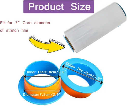Miniatura 2 de 3 pares de película elástica de plástico protector de mano, mango protector de película elástica, extractor de película manual, compatible