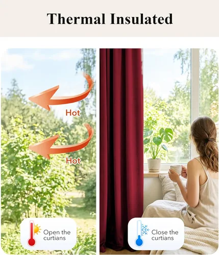 Miniatura 178 de StangH Cortinas de Terciopelo Verde Esmeralda de 96 Pulgadas - Cortinas Opacas de Terciopelo de Lujo Súper Suaves, Elegante Cobertura de Ventana