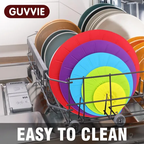 Miniatura 6 de Elegante Live – Conjunto de 5 cubiertas para alimentos, para microondas 5pcs Multi