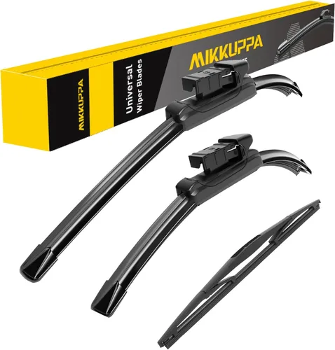 Miniatura 72 de MIKKUPPA Juego de 3 limpiaparabrisas de 22+21+12 pulgadas - Reemplazo para Dodge Durango 2011-2023, Jeep Grand Cherokee 2011-2013 - Limpiaparabrisas