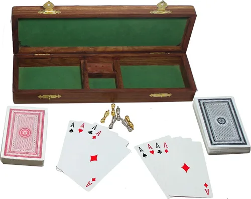 Miniatura 3 de Juego de mesa de madera para cuna, 2 cartas, 6 clavijas de metal, regalos de Navidad