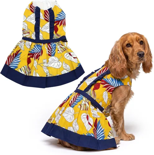Miniatura 123 de Parisian Pet Chambray - Vestido para perro - Ligero sin mangas para perro, niña, talla XS Chambray en general