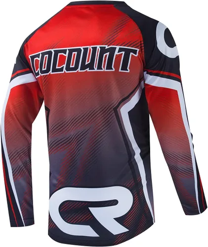 Miniatura 2 de Coconut Ropamo Camiseta de ciclismo de montaña para hombre, manga larga, MTB Maillot de ciclismo BMX Downhill Motocross