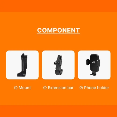 Miniatura 4 de FICS Soporte de teléfono de coche para Kia Sorento 2021 2022 2023 – Montaje personalizado para integración de pantalla sin costuras, accesorios