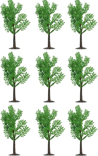 Miniatura 2 de Oasis Supply Ramas de 4 pulgadas con soportes, juego de 12 piezas para decoración de pasteles, temas forestales, paisajes y paisajes de fiesta