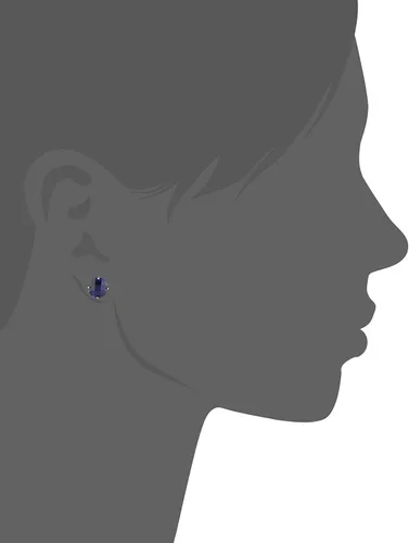 Miniatura 2 de Tienda Collection 10k Gold Round Birthstone Stud Earrings for Women