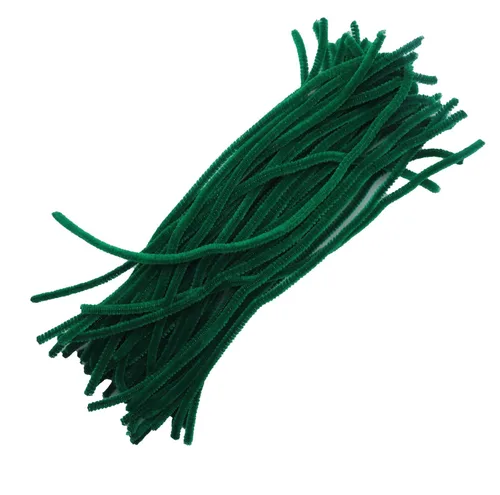 SOWAKA 50 tallos de felpilla para limpiar pipas de color liso suave para proyectos de manualidades, arte, temática de Navidad, fiestas de Acción de