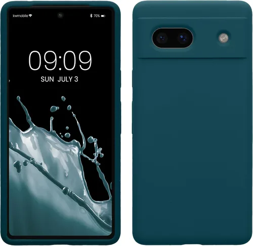 Miniatura 252 de kwmobile Funda Compatible con Google Pixel 6 Pro - Funda de Teléfono de Silicona TPU con Acabado Suave - Azul Caribe