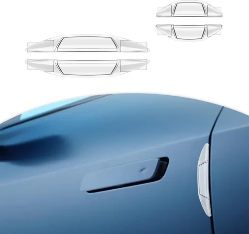 4 tiras de parachoques para puerta de automóvil, protectores de borde de puerta de automóvil, protector autoadhesivo para puerta de automóvil,