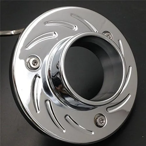 Miniatura 6 de XKH - Punta de escape de motocicleta compatible con Honda TXR450R ATV Dirt Bike All Years Electric Kickstart Chrome [B00Y7C5232]