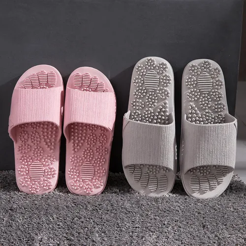 Miniatura 3 de Acupressure Massage Slippers Therapeutic Reflexology Sandals for Foot Acupoint Massage Shiatsu Arch Pain Relief Non-Slip Massage Shoes for Bath Azul