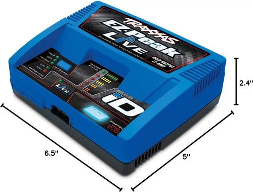 Miniatura 5 de Traxxas 2971 EZ-Peak Live Cargador Rápido de 12 Amperios NiMH/LiPo con Tecnología ID