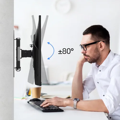 Miniatura 3 de suptek Soporte de Pared para TV con Brazo para Monitor Soporte de Pared para TV con Brazo para Pantalla Soporte para Monitor para 13-30" Ajustable