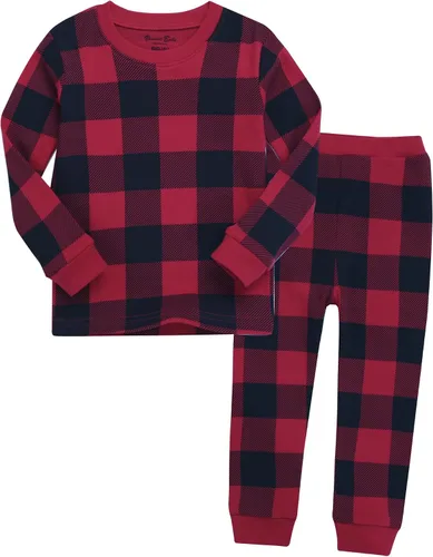 VAENAIT BABY Infant Toddler Kids Adult Couple Family Matching Women Men Christmas Pjs Xmas Holiday Buffalo Plaid Pajama Set