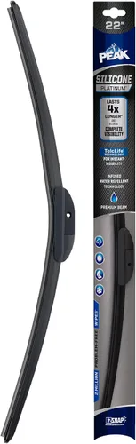 Miniatura 8 de PEAK Silicone Platinum - Limpiaparabrisas delantero de 13 pulgadas, limpiaparabrisas de repuesto con conector universal, paquete de 1 unidad