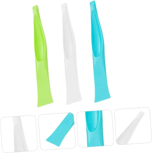 Miniatura 6 de Pala de limpieza, espátulas de silicona, herramienta de limpieza para estufa, raspador de repostería, raspador de plástico, rascador de cocina