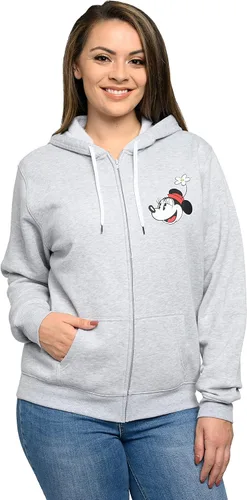 Miniatura 3 de Disney Sudadera con capucha para mujer con estampado de Mickey Minnie Mouse