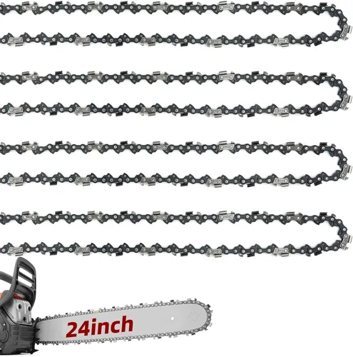 Miniatura 12 de Mini cadena de motosierra de 6 pulgadas con barra de cadena de sierra de repuesto, cadenas de repuesto de 6 pulgadas para mini motosierra portátil