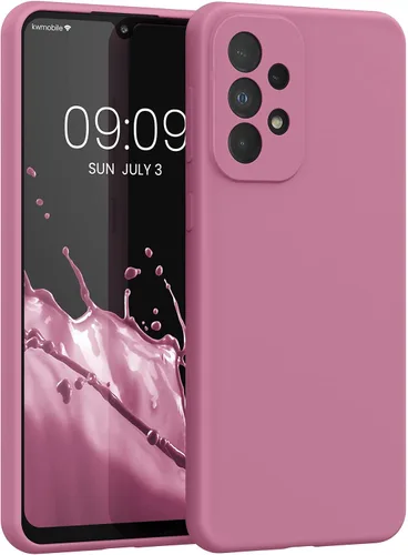 Miniatura 56 de kwmobile Funda Compatible con Samsung Galaxy A14 5G - Funda de teléfono de TPU y silicona con acabado suave - Verde Lima