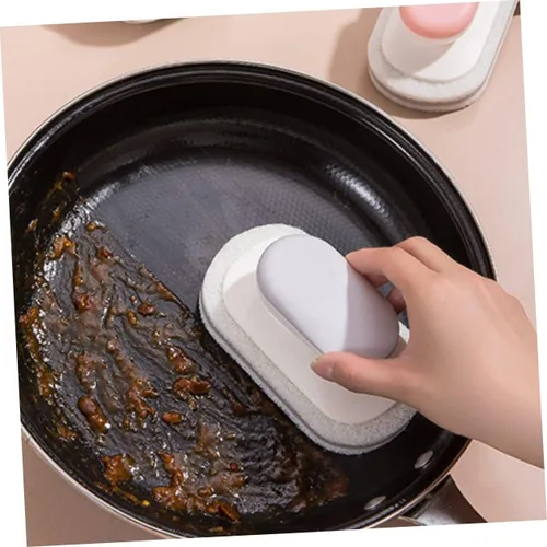 Miniatura 2 de Healifty Mango ergonómico Cepillo de encimera Cepillo de limpieza de cocina Accesorios de limpieza para el hogar