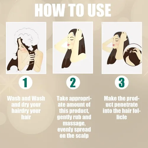 Miniatura 3 de Jengibre Ungüento para el crecimiento del cabello Crema de tratamiento para el crecimiento del cabello Crema hidratante para el cuero cabelludo