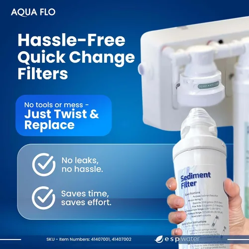 Miniatura 5 de Aqua Flo Platinum QCRO RO - Kit de repuesto de filtro RO, mejora el sabor al reducir el cloro y los olores, filtración rentable, membrana que se