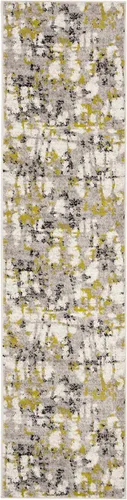 Miniatura 34 de SAFAVIEH Skyler Collection SKY193B - Alfombra moderna abstracta que no desprende pelusa, para sala de estar o dormitorio, 2 x 4 pies, gris/azul