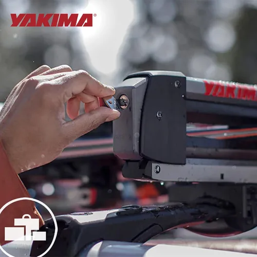 Miniatura 6 de YAKIMA, FreshTrack - Soporte de esquí y snowboard, se adapta a la mayoría de portaequipajes