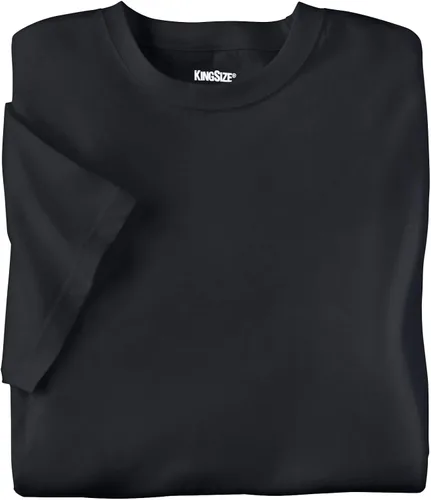 Miniatura 3 de KingSize Camiseta interior de algodón con cuello redondo para hombre, paquete de 3, Multi