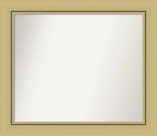 Miniatura 38 de Amanti Art Landon Gold Espejo de baño, espejo de pared o espejo de tocador de baño sobre el fregadero (26.25 x 26.25 pulgadas) Espejo no biselado