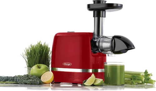 Miniatura 2 de Omega H3000D Prensa en frío 365 Exprimidor Extractor de masticación lenta crea deliciosos frutas vegetales y de hoja verde de humilito y conserva