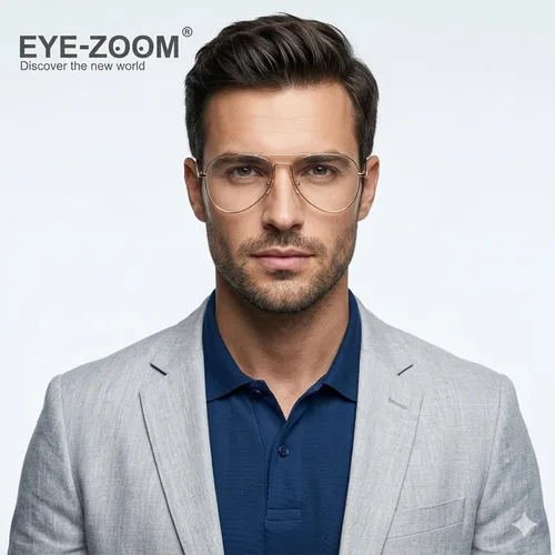 Miniatura 2 de Paquete de 2 lentes de lectura con bloqueo de luz azul, estilo aviador, anti rayos azules y UV, para hombres y mujeres