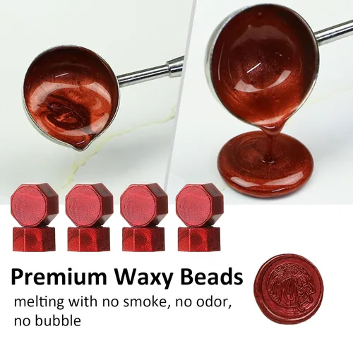 Miniatura 3 de 1200 cuentas de sellado de cera de colores surtidos a granel, cuentas de cera de sellado multicolor para sellos de sellos, kit de pellets de sellado