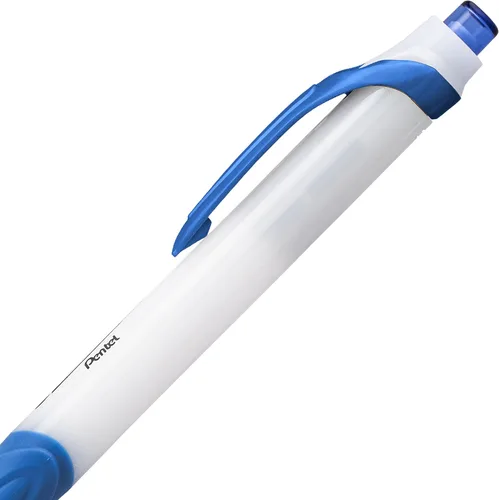 Miniatura 3 de Bolígrafo Pentel GlideWrite con tinta TechniFlo, (1.0mm) trazo medio, tinta azul claro, caja de 12 (BX910-S1)