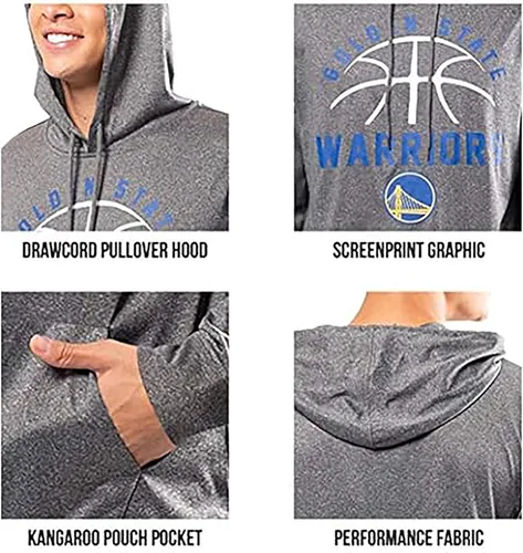 Miniatura 4 de Ultra Game Men's NBA Official Super Soft Lightweight Hoodie Sweatshirt