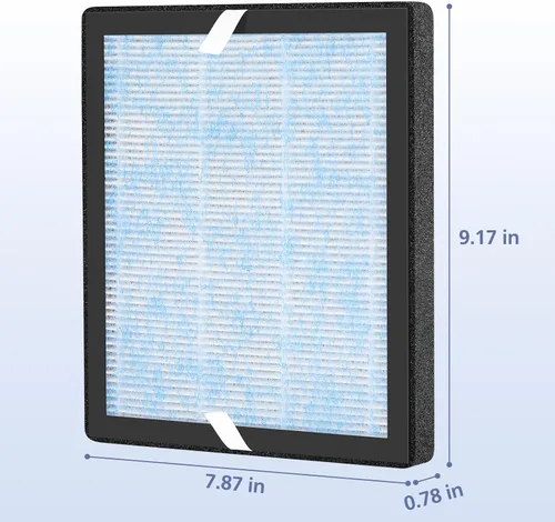 Miniatura 7 de Filtro R1 P1801 P1802 compatible con purificador de aire YIOU R1 y Elechomes P1801/P1802, filtración 3 en 1 para filtro yiou r1