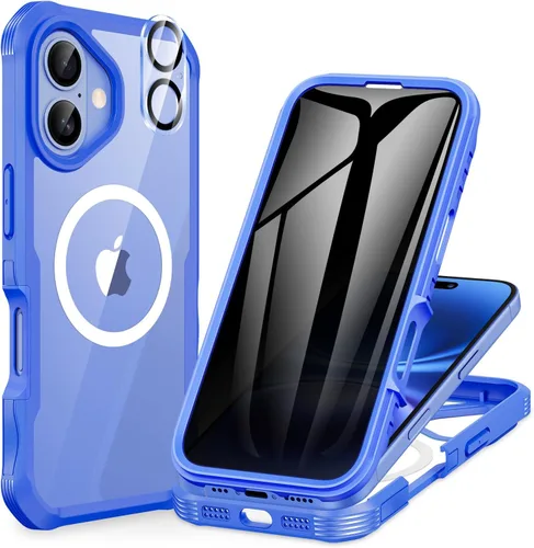 Miniatura 119 de CENHUFO Funda de privacidad para iPhone 11 Pro, funda de cuerpo completo con protector de pantalla de privacidad de vidrio templado 9H integrado