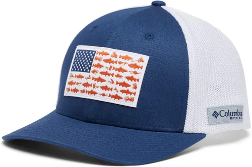 Miniatura 66 de Columbia - Gorra de malla con bandera con árboles unisex para adultos, corona alta