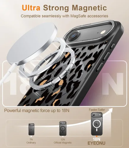 Miniatura 387 de Goodon para iPhone 15 Pro Max con protector de pantalla de privacidad, compatible con Magsafe, funda translúcida mate a prueba de golpes - Linda