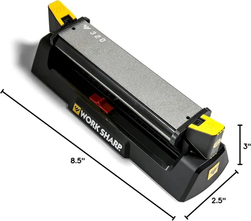 Miniatura 10 de Afilador de cuchillos Work Sharp Benchstone, de 3 lados para afilar cuchillos de bolsillo o de caza manualmente más rápido