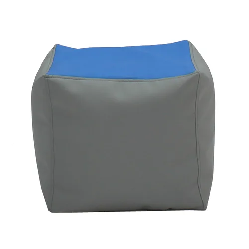 Miniatura 10 de FDP SoftScape Pufs cuadrados de 14 pulgadas para niños, otomano decorativo multiusos, asiento o reposapiés, ideal para espacios pequeños, sala