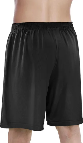 Miniatura 4 de NY Threads Pantalones cortos deportivos para hombre, de secado rápido, holgados, ligeros, para correr, entrenamiento, gimnasio, con bolsillos
