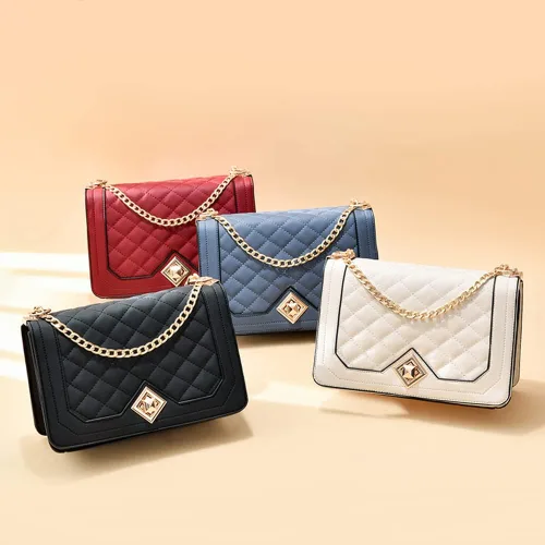 Miniatura 6 de Bolso cruzado pequeño para mujer, bolso de hombro de piel sintética, bolso de mano pequeño, bolso de mano versátil de moda