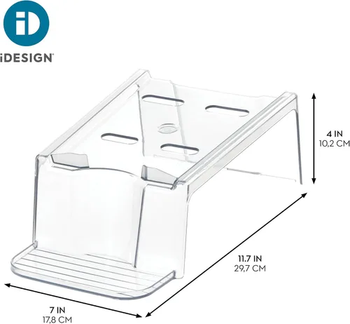 Miniatura 2 de iDesign Soporte para Detergente de Lavandería, Soporte para Detergente Líquido para Organización del Cuarto de Lavado, Transparente