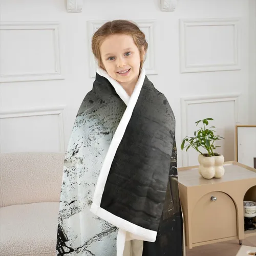 Miniatura 139 de Manta Throw con Estampado Egipcio Dorado Estilo Antiguo Egipto Manta Sherpa Patrón de Jeroglíficos del Antiguo Egipto Manta de Vellón para Niños