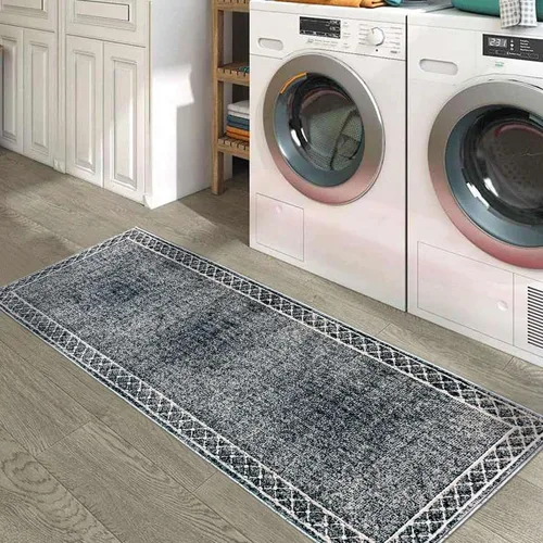 Miniatura 3 de SUSSEXHOME Alfombra antideslizante lavable para lavandería, 20 x 59 pulgadas, resistente, ultrafina, 70% algodón, alfombra para lavandería