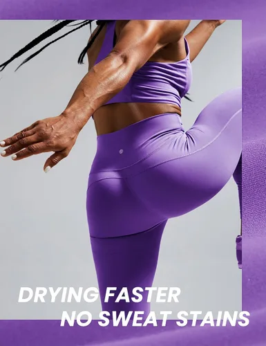 Miniatura 3 de CRZ YOGA Ulti-Dry - Leggings de entrenamiento para mujer de 25 pulgadas, pantalones de yoga de cintura alta, 78, atléticos, correr, fitness, gimnasio