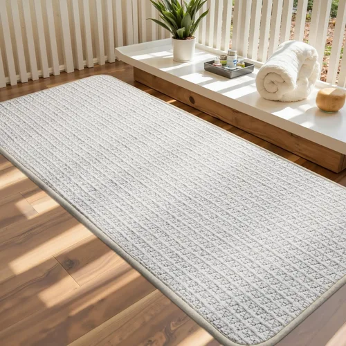 Miniatura 24 de Alfombra de Baño Fina Antideslizante con Respaldo de Goma de Secado Rápido Súper Absorbente Alfombras de Baño que Caben Debajo de la Puerta